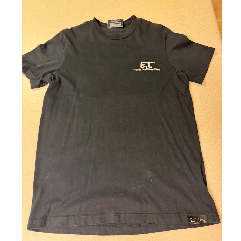 ET The Extra-Terrestrial Black Graphic T-Shirt Mens MD Movie Promo Shoe Palace